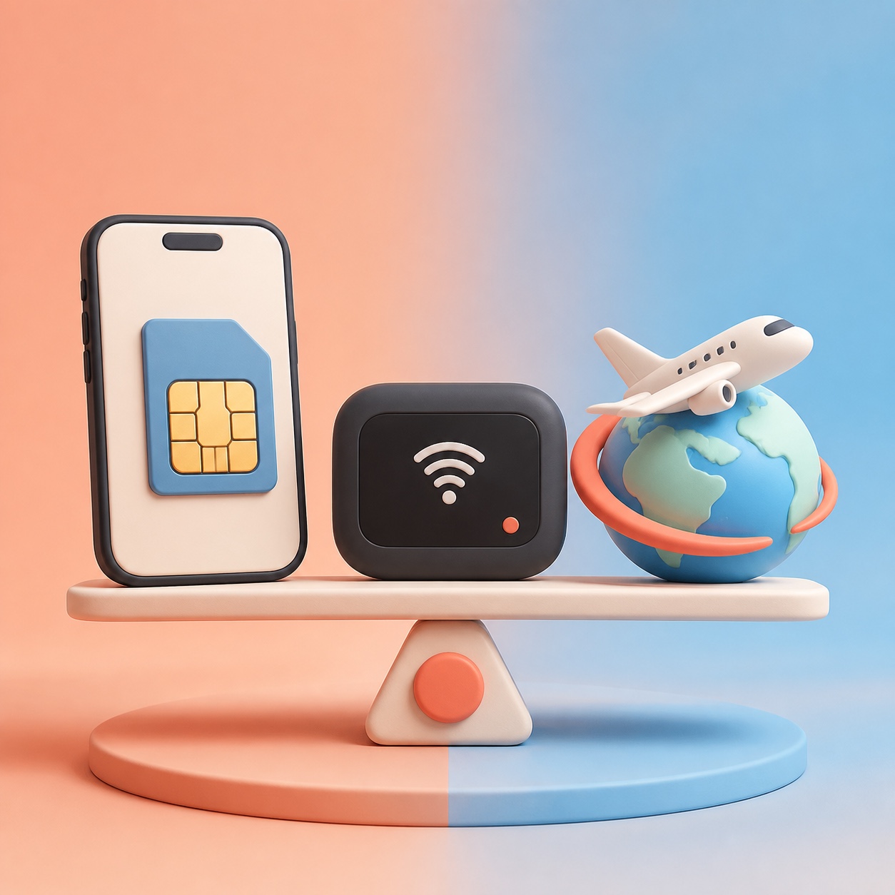eSIM vs Pocket WiFi vs Roaming: One-Page Comparison