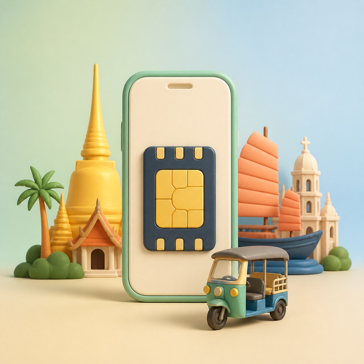 Southeast Asia eSIM: Thailand, Vietnam, Philippines