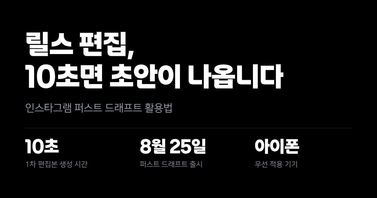 릴스 한 편에 두 시간 쓰던 사장님께!