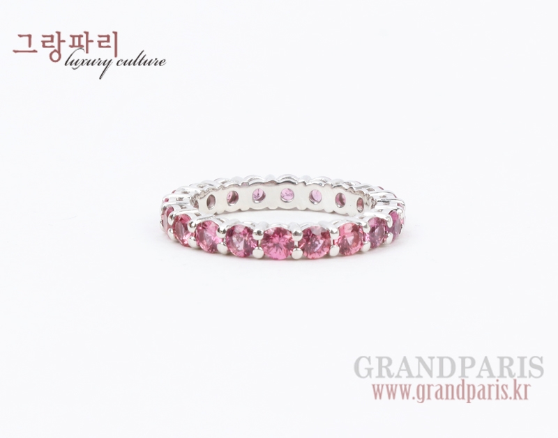 FineJewelry 핑크 사파이어 화이트 골드 이터너티 12호 반지 FineJewelry 핑크 사파이어 화이트 골드 이터너티 12호 반지
