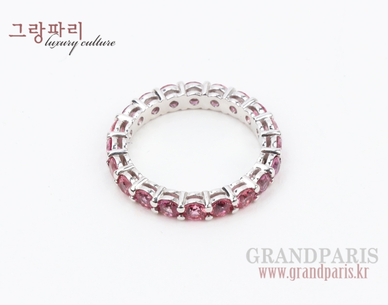 FineJewelry 핑크 사파이어 화이트 골드 이터너티 12호 반지 FineJewelry 핑크 사파이어 화이트 골드 이터너티 12호 반지