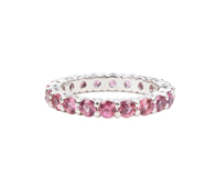 FineJewelry 핑크 사파이어 화이트 골드 이터너티 12호 반지 보러가기 G54018