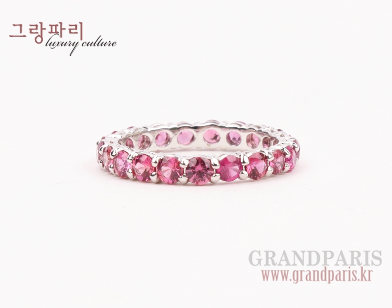 FineJewelry 핑크 사파이어 화이트 골드 이터너티 12.5호 반지 FineJewelry 핑크 사파이어 화이트 골드 이터너티 12.5호 반지