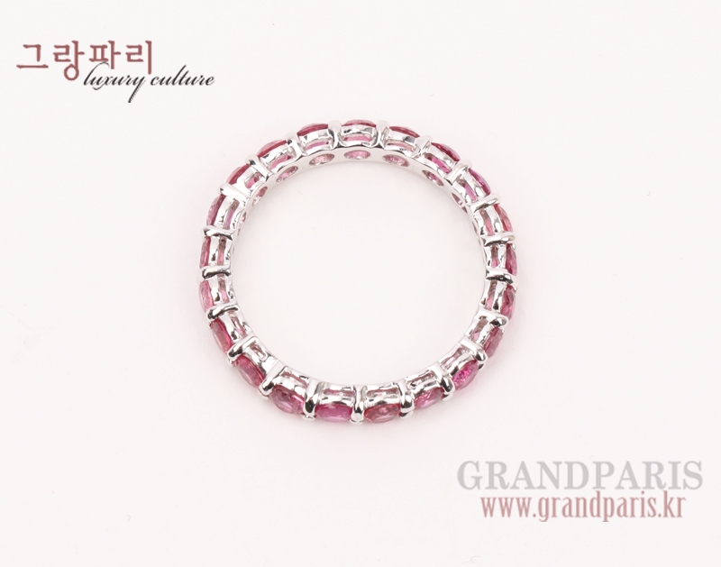 FineJewelry 핑크 사파이어 화이트 골드 이터너티 12.5호 반지 FineJewelry 핑크 사파이어 화이트 골드 이터너티 12.5호 반지