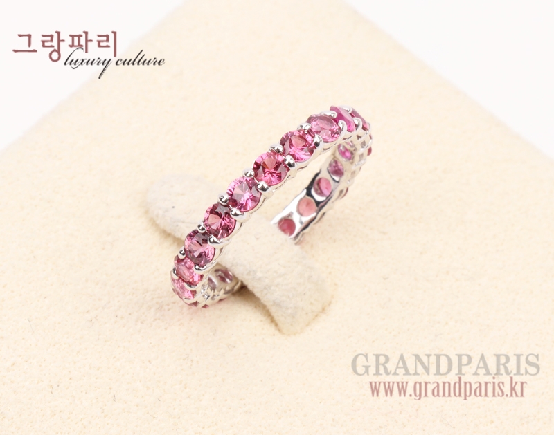 FineJewelry 핑크 사파이어 화이트 골드 이터너티 12.5호 반지 FineJewelry 핑크 사파이어 화이트 골드 이터너티 12.5호 반지