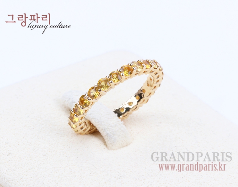 FineJewelry 옐로 라운드 컷 옐로 골드 이터너티 반지 13.5호 FineJewelry 옐로 라운드 컷 옐로 골드 이터너티 반지 13.5호