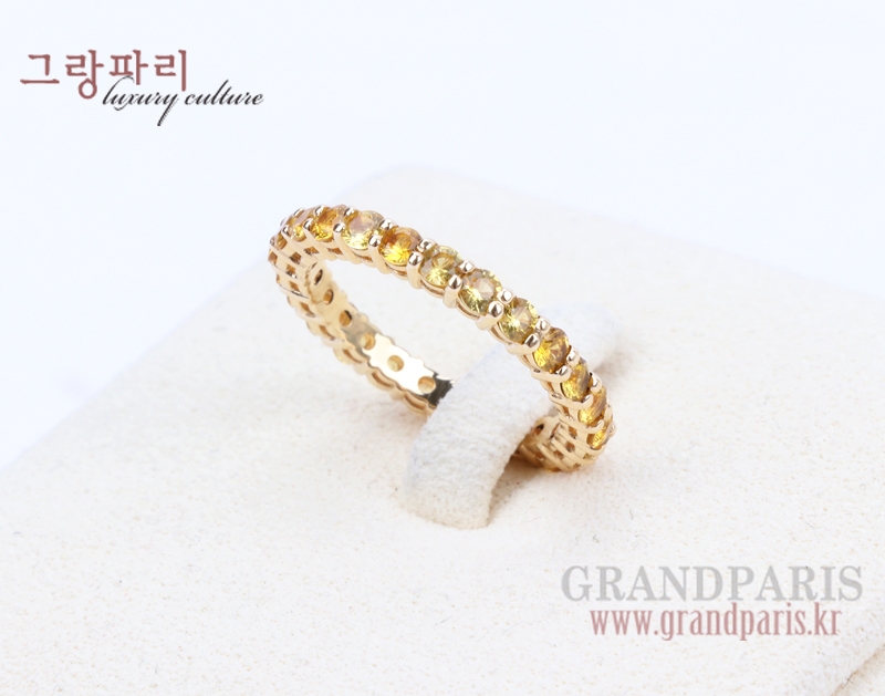 FineJewelry 옐로 라운드 컷 옐로 골드 이터너티 반지 13.5호 FineJewelry 옐로 라운드 컷 옐로 골드 이터너티 반지 13.5호