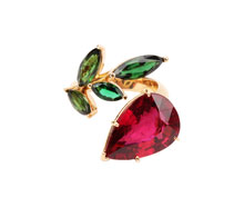 FineJewelry 물방울 루벨라이트 그린 투어마린 옐로 골드 반지 보러가기 G54614