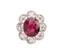 FineJewelry 피존 레드 오벌 루벨라이트 다이아 반지 보러가기 G54615