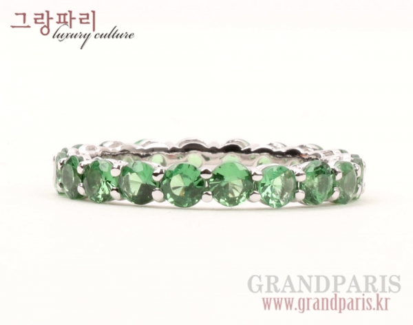 FineJewelry 차보라이트 20P 화이트골드 이터너티 반지 12.5호