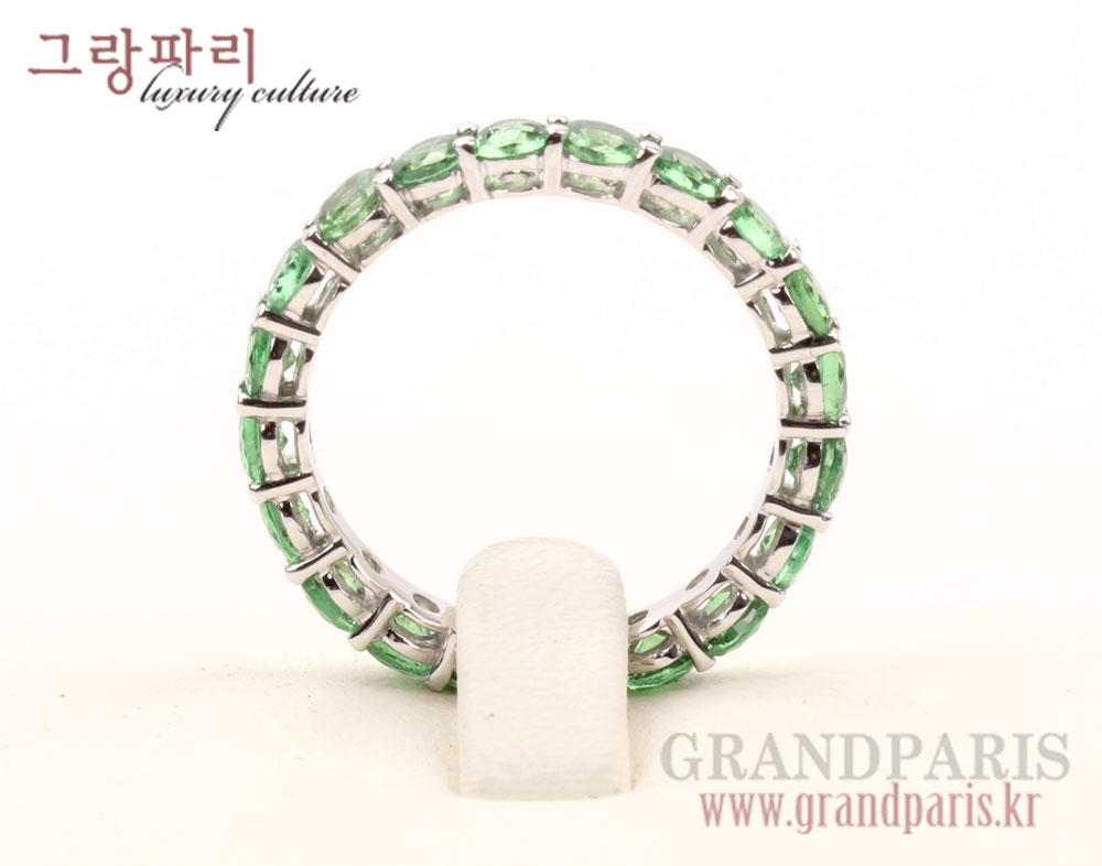 FineJewelry 차보라이트 20P 화이트골드 이터너티 반지 12.5호 FineJewelry 차보라이트 20P 화이트골드 이터너티 반지 12.5호