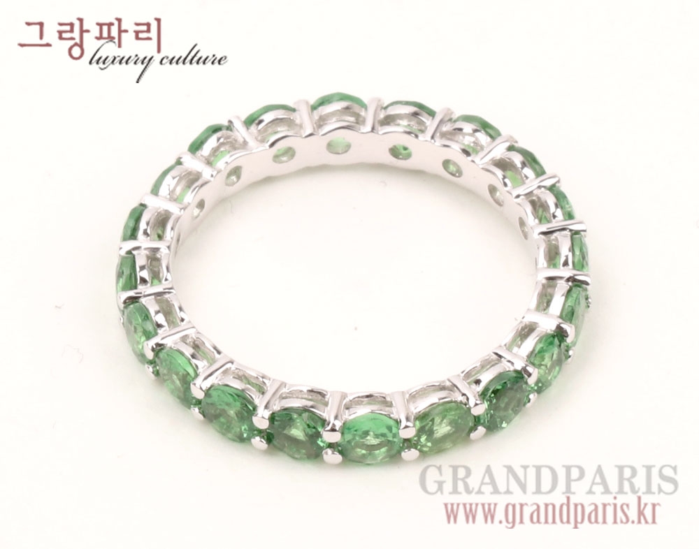 FineJewelry 차보라이트 20P 화이트골드 이터너티 반지 12.5호 FineJewelry 차보라이트 20P 화이트골드 이터너티 반지 12.5호