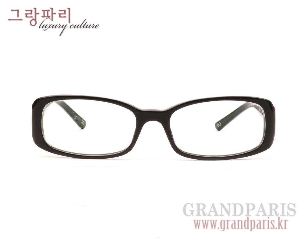 돌체앤가바나 블랙 DG 로고 은장 유광 심플 안경