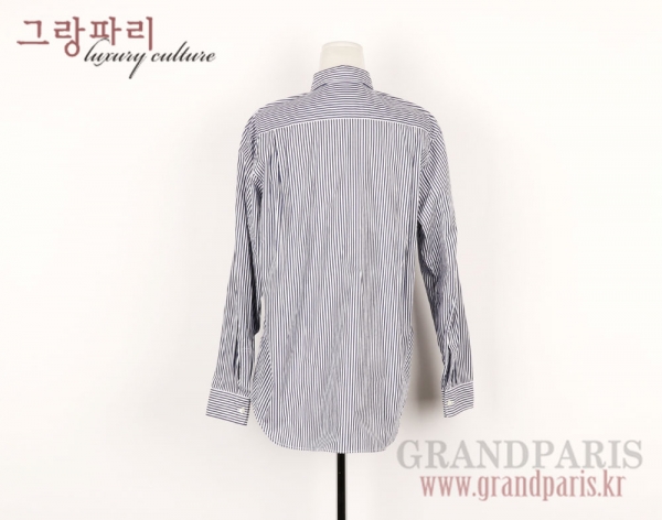꼼데가르송 데님블루 스트라이프 셔츠 상의 M