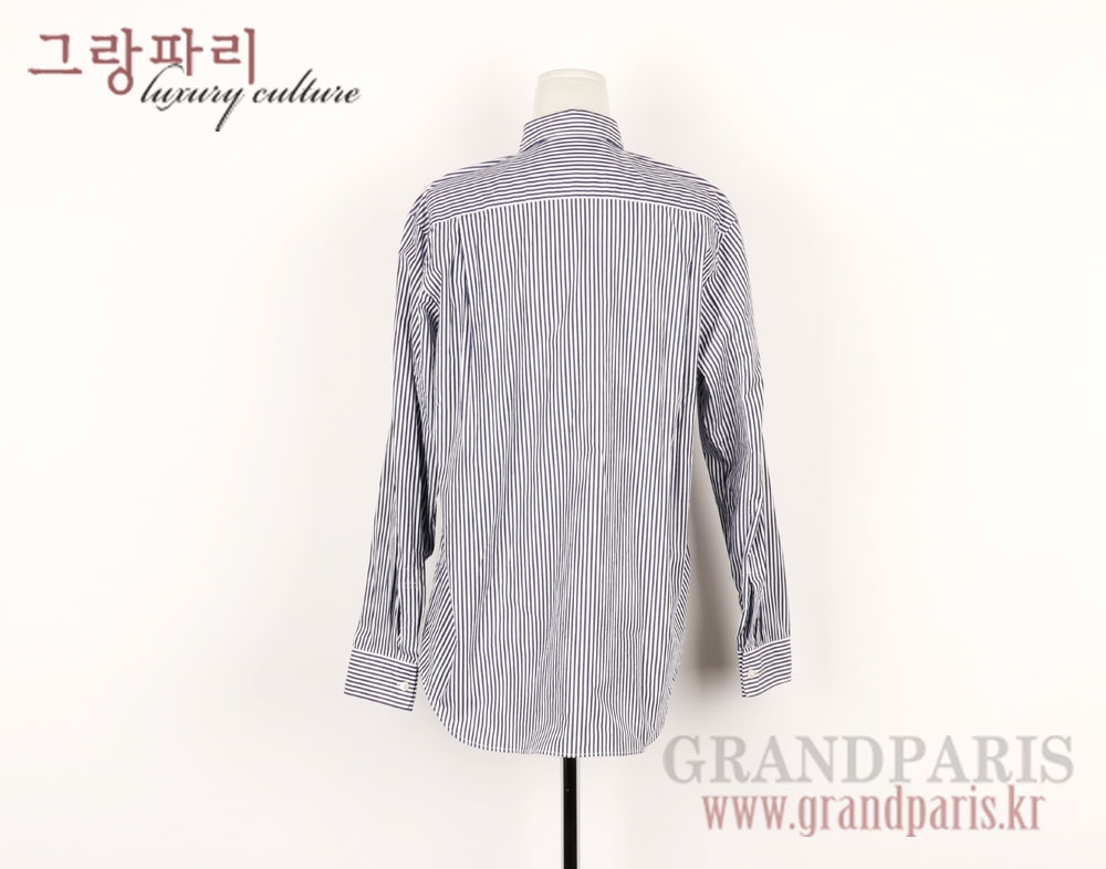 꼼데가르송 데님블루 스트라이프 셔츠 상의 M