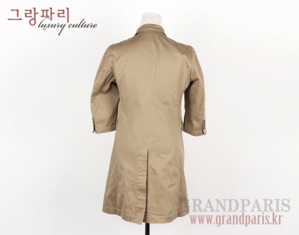 꼼데가르송 베이지 코튼 포켓 빈티지 야상 자켓 S