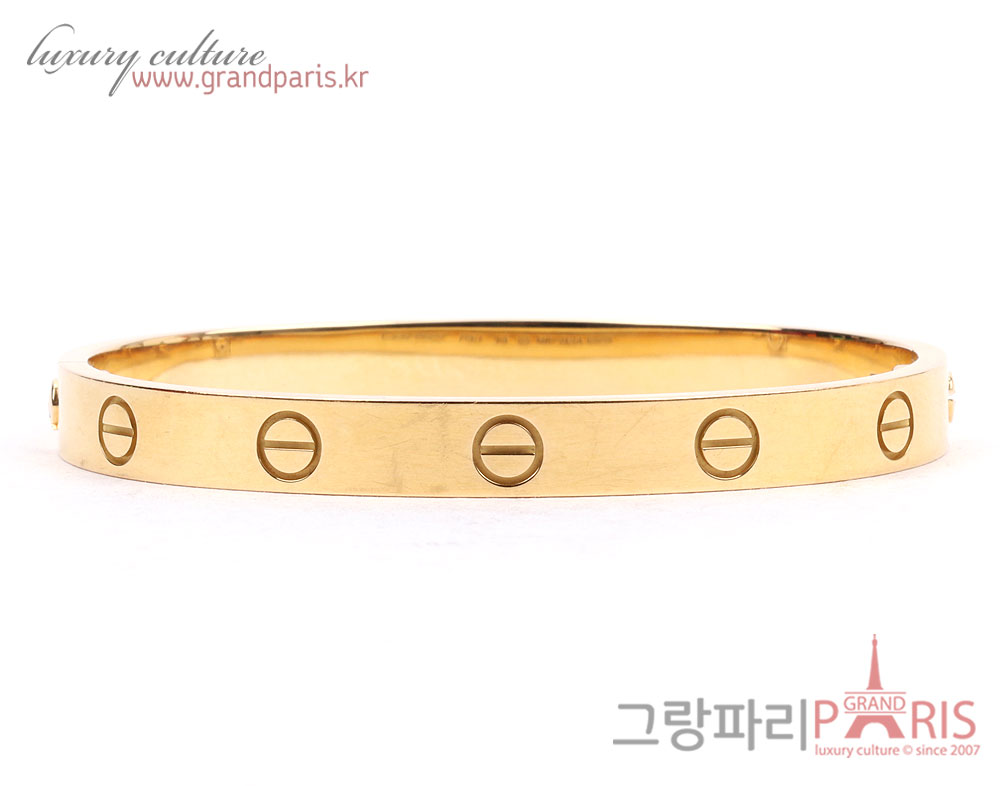 까르띠에 옐로우골드 러브 팔찌 16 Au750