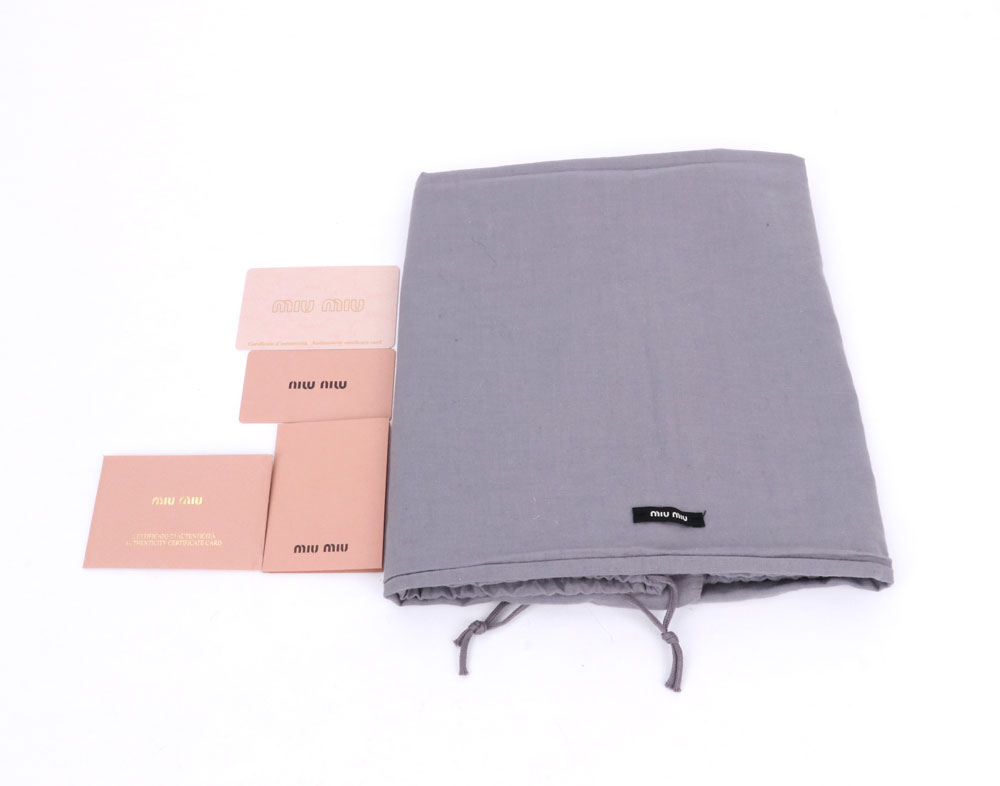 미우미우 네이비블루 금장 다이아퀼팅 토트 겸 숄더