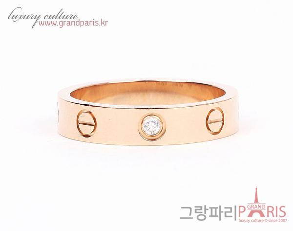 까르띠에 옐로우골드 다이아 1P 러브링 러브 반지 51