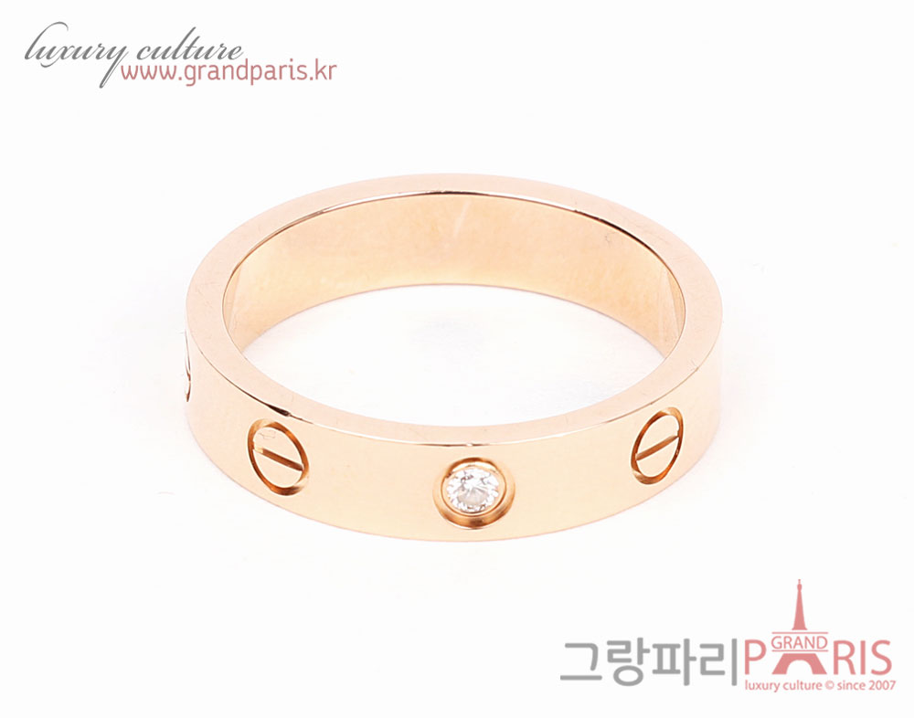 까르띠에 옐로우골드 다이아 1P 러브링 러브 반지 51