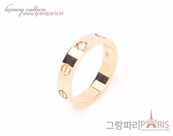 까르띠에 옐로우골드 다이아 1P 러브링 러브 반지 51