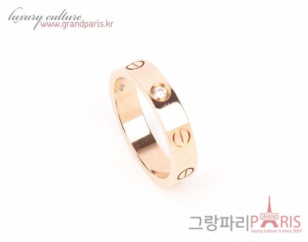 까르띠에 옐로우골드 다이아 1P 러브링 러브 반지 51