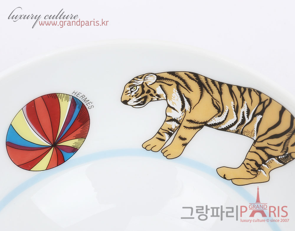 에르메스 화이트 블루 Circus 미니 볼 2개 SET