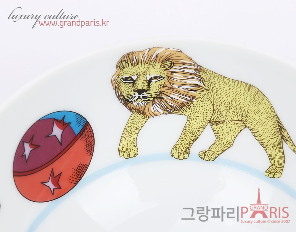 에르메스 화이트 블루 Circus 미니 볼 2개 SET