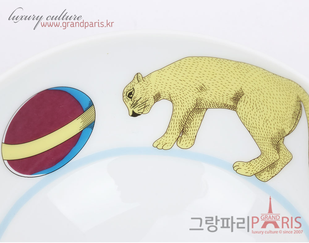 에르메스 화이트 블루 Circus 미니 볼 2개 SET