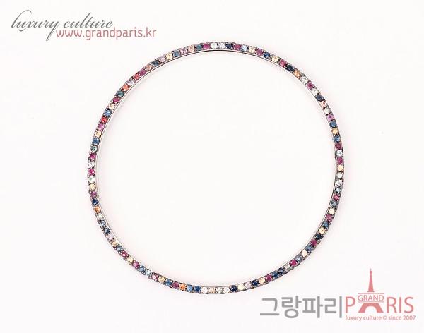 FineJewelry 팬시 사파이어 슬림 뱅글 팔찌	