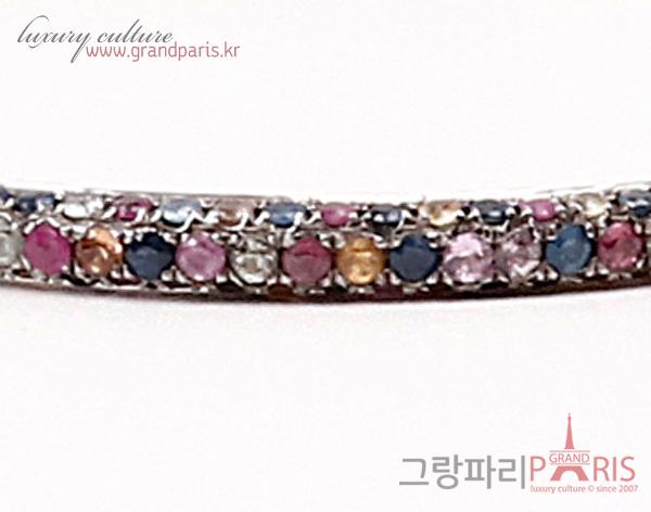 FineJewelry 팬시 사파이어 슬림 뱅글 팔찌	