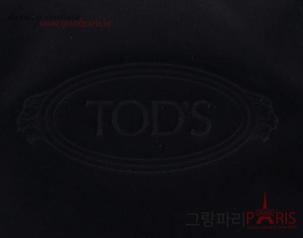 토즈 블랙 드라이빙 포인트 핸들 토트 겸 숄더백