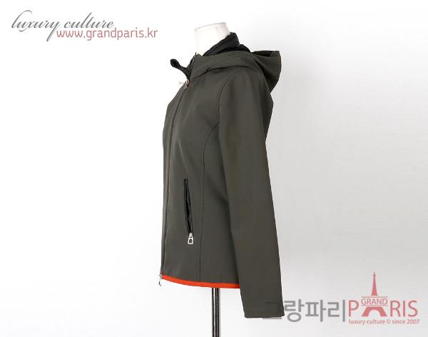 에르메스 카키 Veste impermeable softshell 집업 점퍼 S