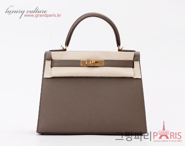 에르메스 셀리에 켈리 28 에땅 금장 Y