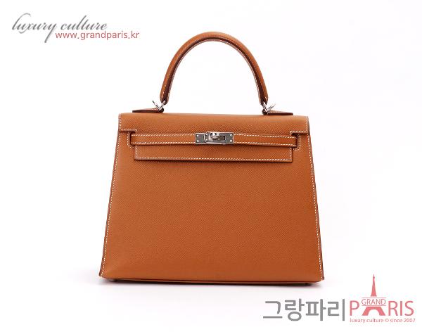 에르메스 셀리에 켈리 25 골드 은장 Y
