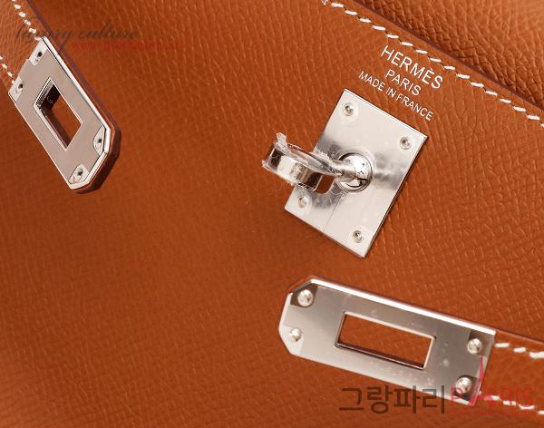 에르메스 셀리에 켈리 25 골드 은장 Y