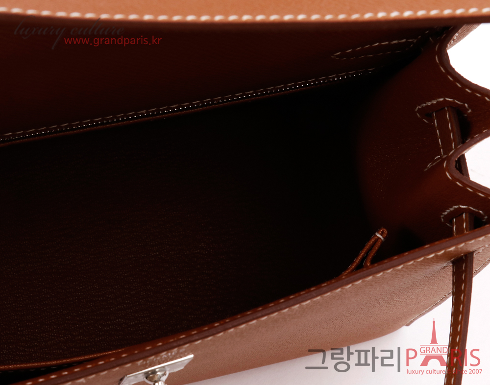 에르메스 셀리에 켈리 25 골드 은장 Y