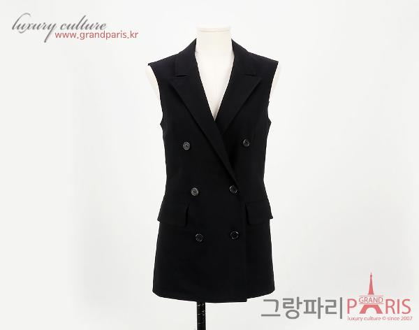 랑방 블랙 롱 베스트 34