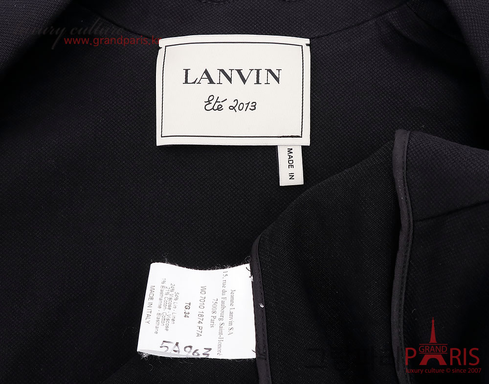 랑방 블랙 롱 베스트 34