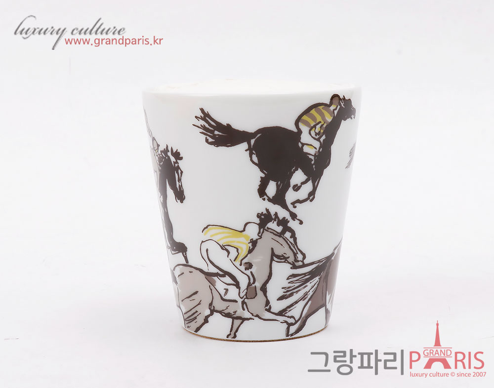 에르메스 홀스 프린팅 캔들 컵 SET