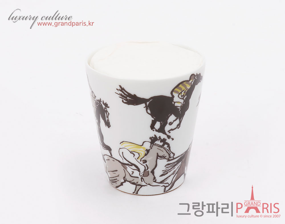 에르메스 홀스 프린팅 캔들 컵 SET