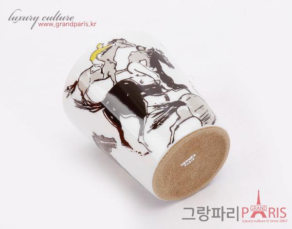 에르메스 홀스 프린팅 캔들 컵 SET