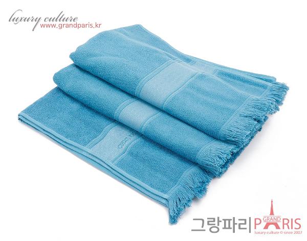 에르메스 블루 비치타올