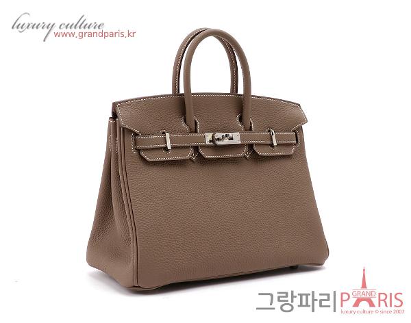 에르메스 벌킨 25 에토프 은장 Y