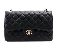 샤넬 클래식 라지 블랙 샴페인골드 보러가기