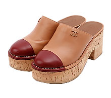 샤넬 카멜 코르크 플랫폼 샌들 37 보러가기