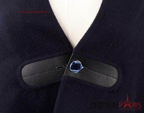 에르메스 블루뉘 캐시미어 케이프