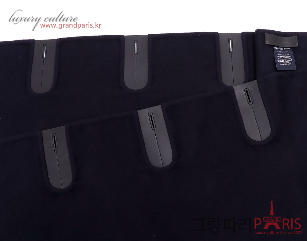 에르메스 블루뉘 캐시미어 케이프