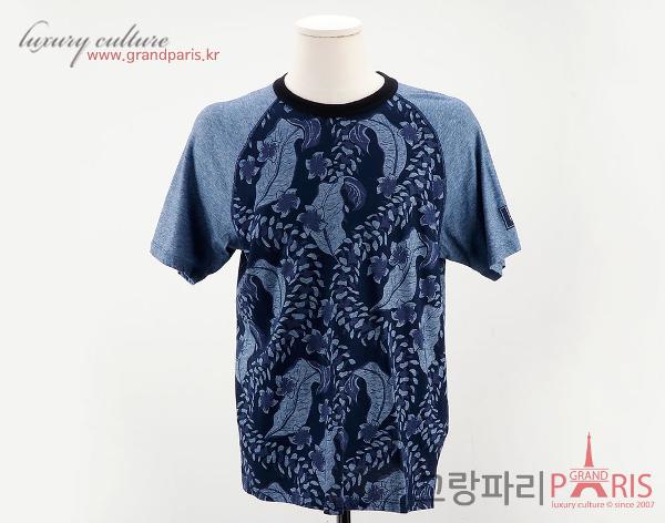 루이비통 블루 네이처 반팔 티셔츠 XL