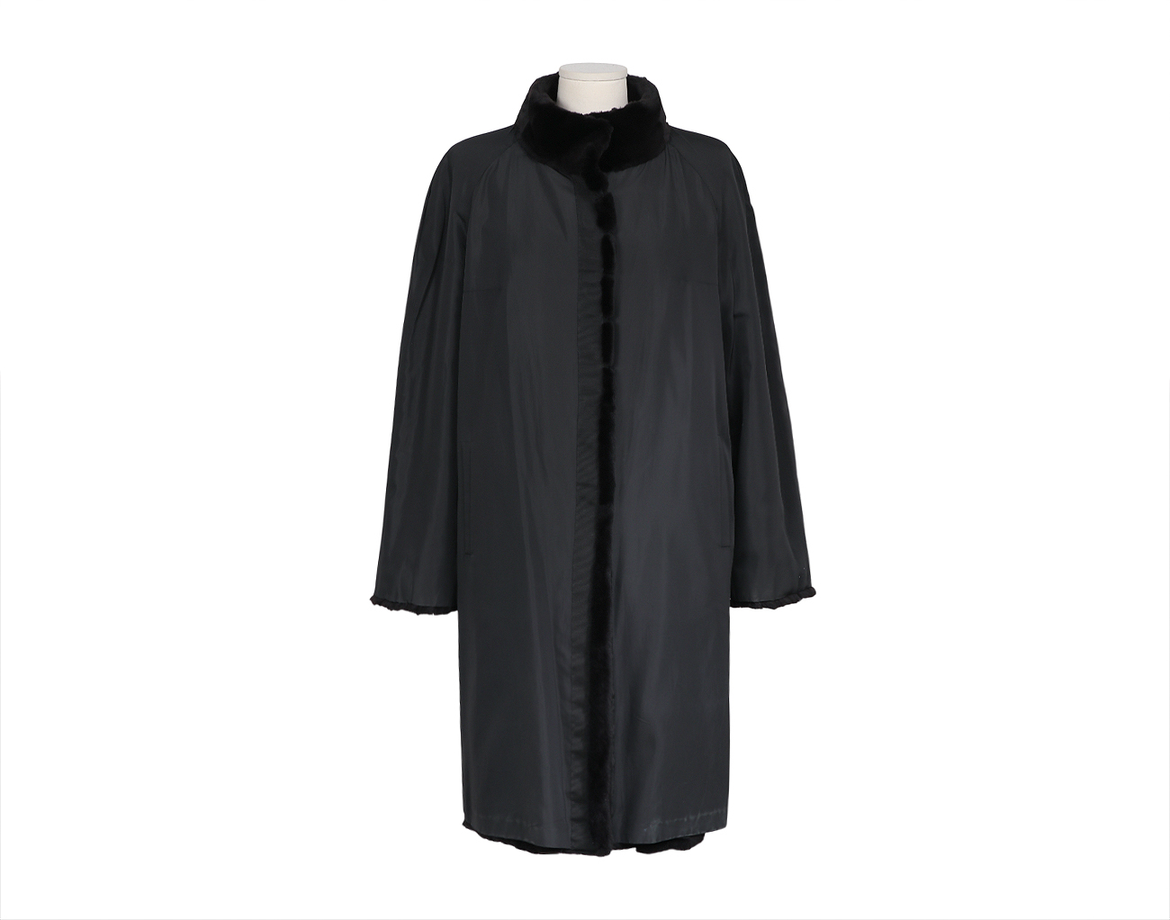 마이클코어스 브라운 밍크 리버서블 코트 6